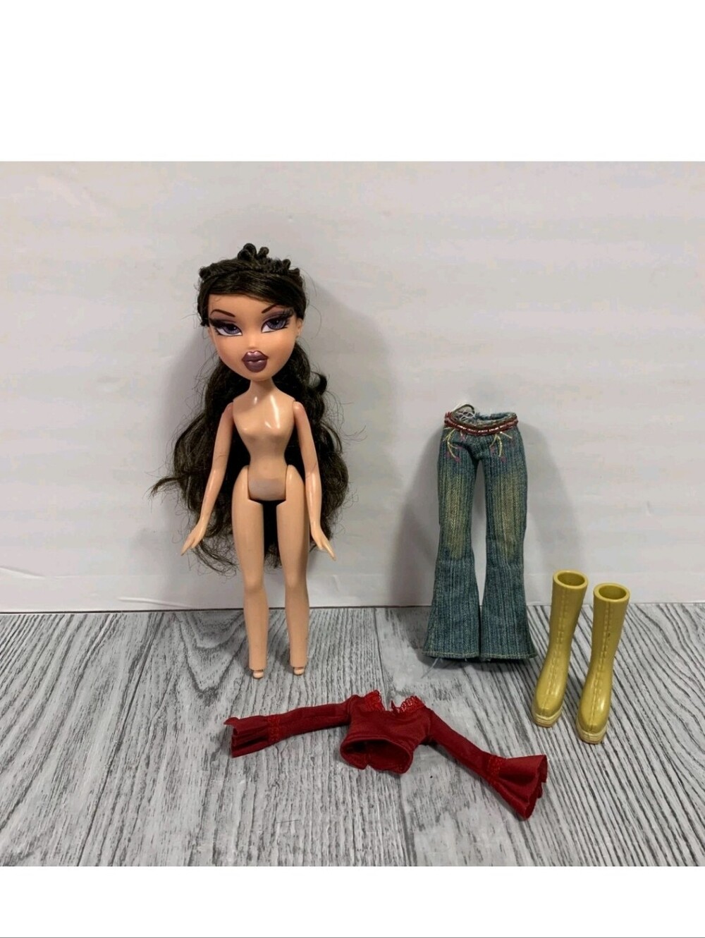 Vintage Bratz 2001 Nite Out Dana Rooted Lashes Redressed